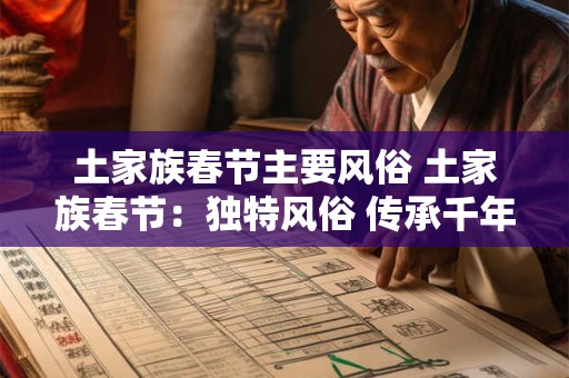 土家族春节主要风俗 土家族春节：独特风俗 传承千年