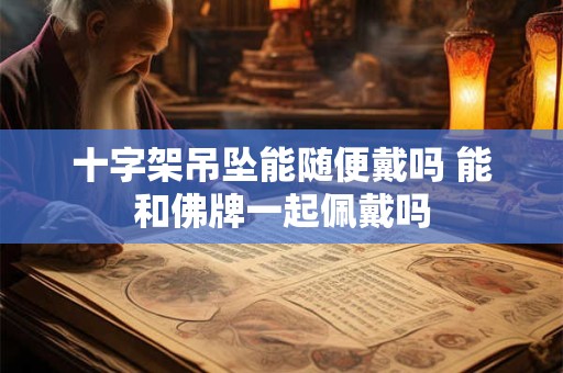 十字架吊坠能随便戴吗 能和佛牌一起佩戴吗