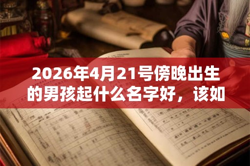 2026年4月21号傍晚出生的男孩起什么名字好，该如何取名？