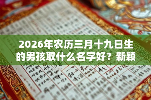 2026年农历三月十九日生的男孩取什么名字好？新颖独特的男宝宝名字