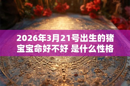 2026年3月21号出生的猪宝宝命好不好 是什么性格