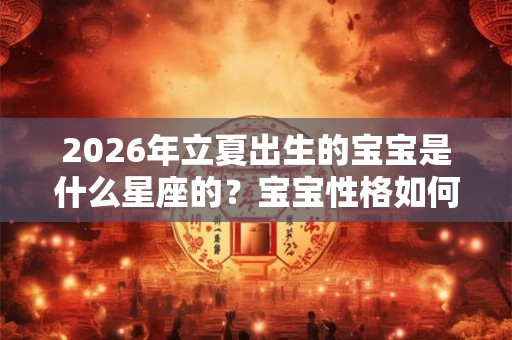2026年立夏出生的宝宝是什么星座的？宝宝性格如何？