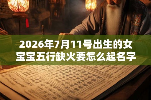 2026年7月11号出生的女宝宝五行缺火要怎么起名字