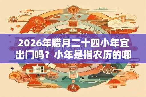 2026年腊月二十四小年宜出门吗？小年是指农历的哪一天？
