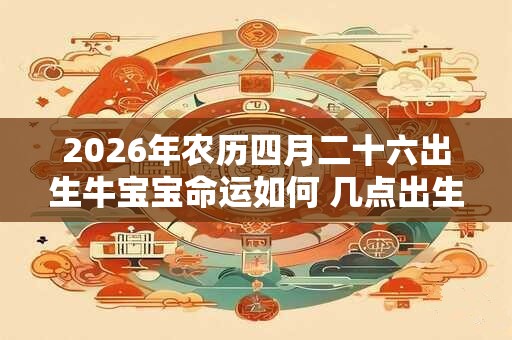 2026年农历四月二十六出生牛宝宝命运如何 几点出生最好