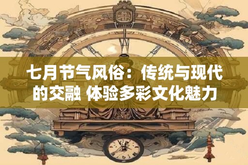 七月节气风俗：传统与现代的交融 体验多彩文化魅力