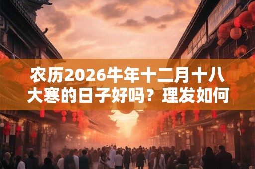 农历2026牛年十二月十八大寒的日子好吗？理发如何？