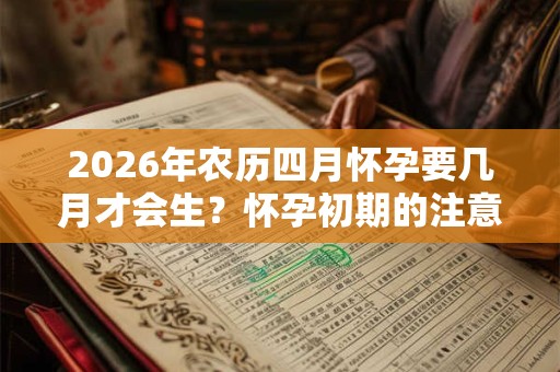 2026年农历四月怀孕要几月才会生？怀孕初期的注意事项是什么？