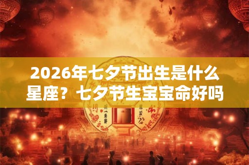 2026年七夕节出生是什么星座？七夕节生宝宝命好吗？