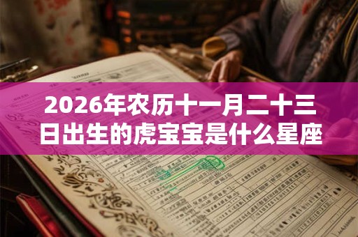 2026年农历十一月二十三日出生的虎宝宝是什么星座？
