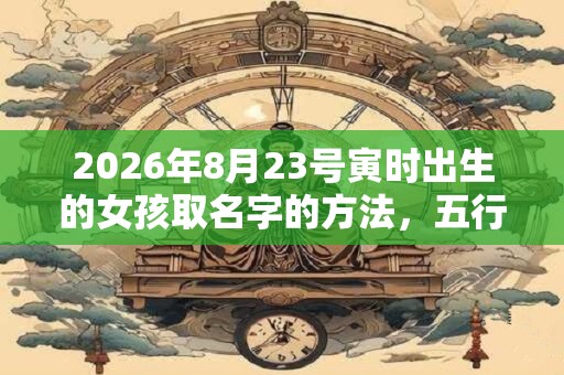 2026年8月23号寅时出生的女孩取名字的方法，五行属什么