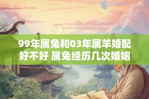 99年属兔和03年属羊婚配好不好 属兔经历几次婚姻