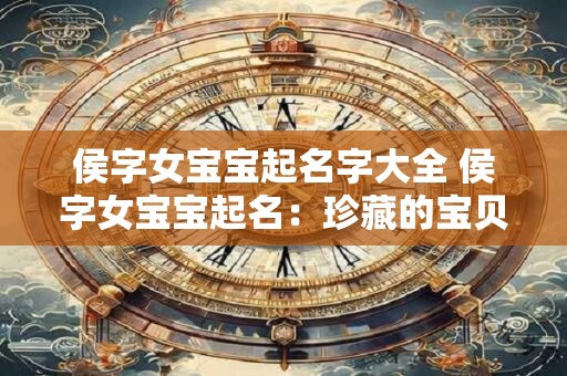 侯字女宝宝起名字大全 侯字女宝宝起名：珍藏的宝贝