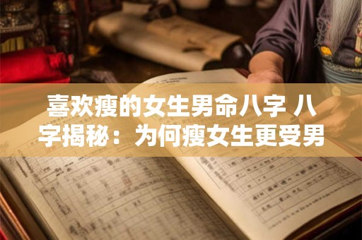 喜欢瘦的女生男命八字 八字揭秘：为何瘦女生更受男性欢迎