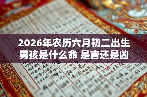 2026年农历六月初二出生男孩是什么命 是吉还是凶