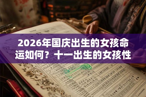 2026年国庆出生的女孩命运如何？十一出生的女孩性格好吗？