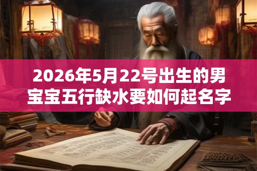 2026年5月22号出生的男宝宝五行缺水要如何起名字