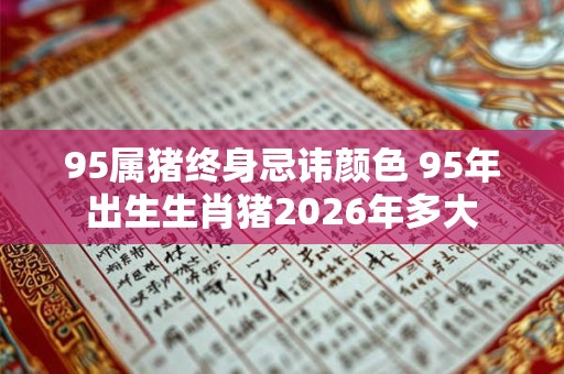 95属猪终身忌讳颜色 95年出生生肖猪2026年多大