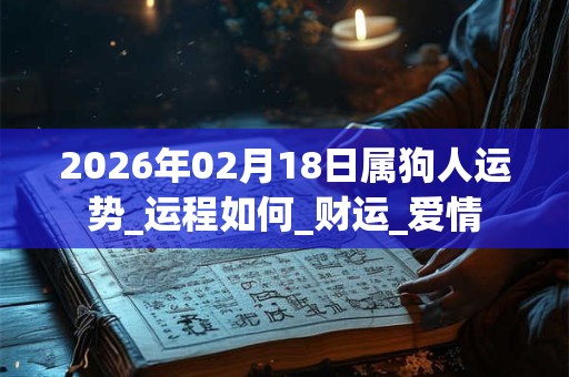 2026年02月18日属狗人运势_运程如何_财运_爱情