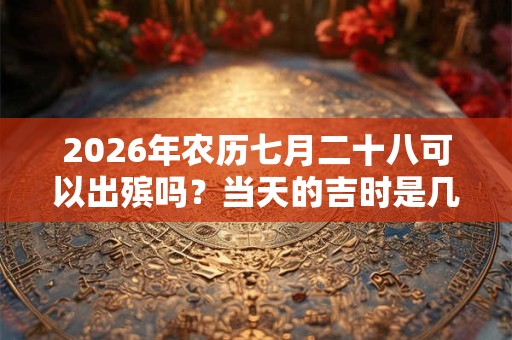 2026年农历七月二十八可以出殡吗？当天的吉时是几点？