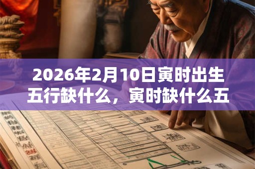 2026年2月10日寅时出生五行缺什么，寅时缺什么五行