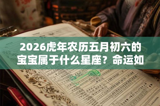 2026虎年农历五月初六的宝宝属于什么星座？命运如何？