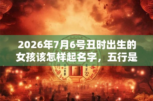 2026年7月6号丑时出生的女孩该怎样起名字，五行是什么