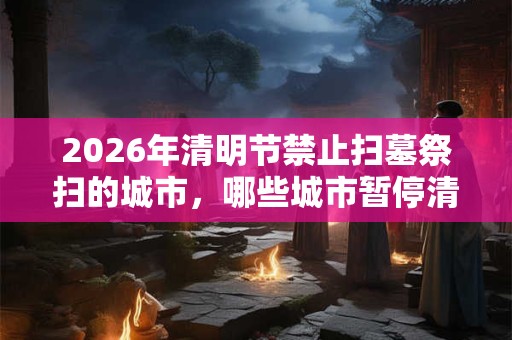 2026年清明节禁止扫墓祭扫的城市，哪些城市暂停清明节扫墓？