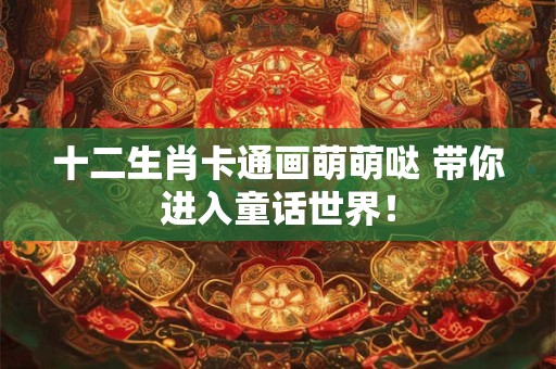 十二生肖卡通画萌萌哒 带你进入童话世界！