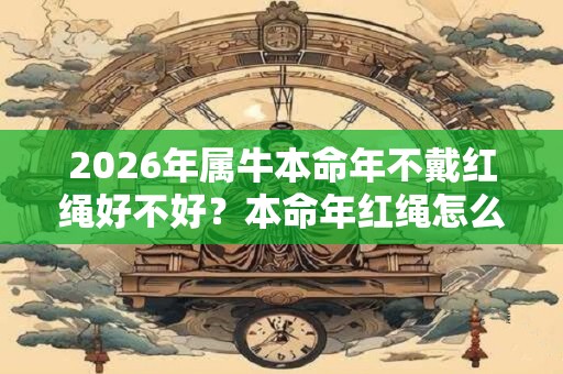 2026年属牛本命年不戴红绳好不好？本命年红绳怎么佩戴好？