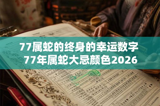 77属蛇的终身的幸运数字 77年属蛇大忌颜色2026