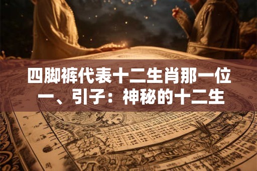 四脚裤代表十二生肖那一位 一、引子：神秘的十二生肖