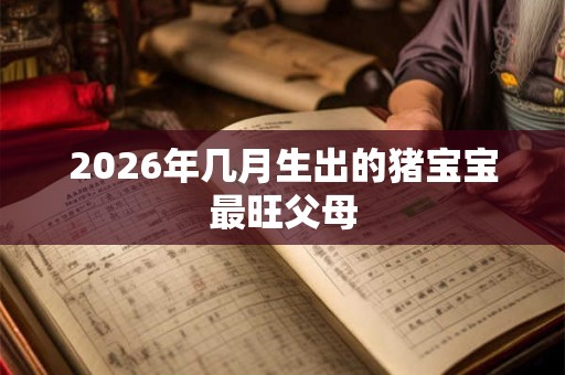 2026年几月生出的猪宝宝最旺父母