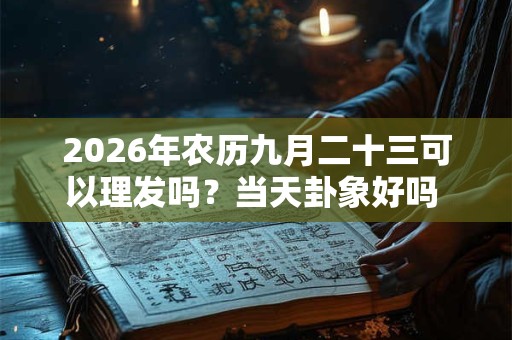 2026年农历九月二十三可以理发吗？当天卦象好吗 ？
