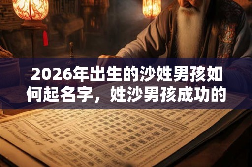 2026年出生的沙姓男孩如何起名字，姓沙男孩成功的名字