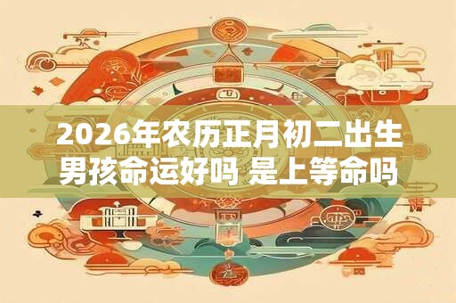 2026年农历正月初二出生男孩命运好吗 是上等命吗