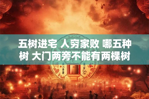五树进宅 人穷家败 哪五种树 大门两旁不能有两棵树