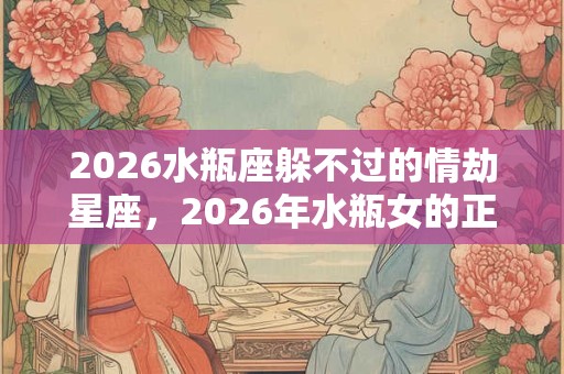 2026水瓶座躲不过的情劫星座,2026年水瓶女的正缘星座 2026水瓶座躲不过的情劫星座,2026年水瓶女的正缘星座