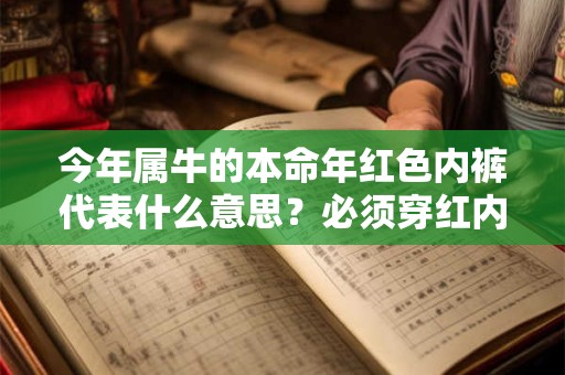 今年属牛的本命年红色内裤代表什么意思？必须穿红内裤吗？