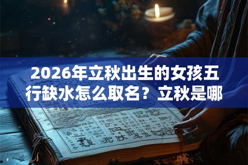 2026年立秋出生的女孩五行缺水怎么取名？立秋是哪天？