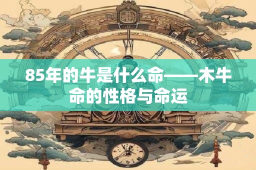 85年的牛是什么命——木牛命的性格与命运