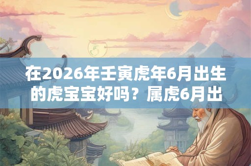 在2026年壬寅虎年6月出生的虎宝宝好吗？属虎6月出生命理解析