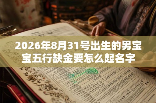 2026年8月31号出生的男宝宝五行缺金要怎么起名字