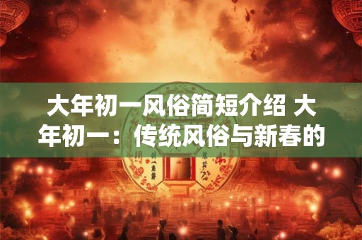 大年初一风俗简短介绍 大年初一：传统风俗与新春的祝福