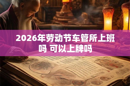 2026年劳动节车管所上班吗 可以上牌吗