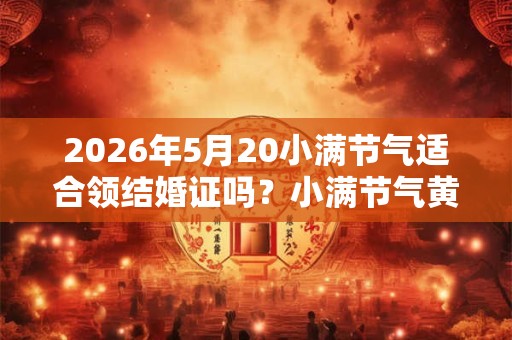 2026年5月20小满节气适合领结婚证吗？小满节气黄历