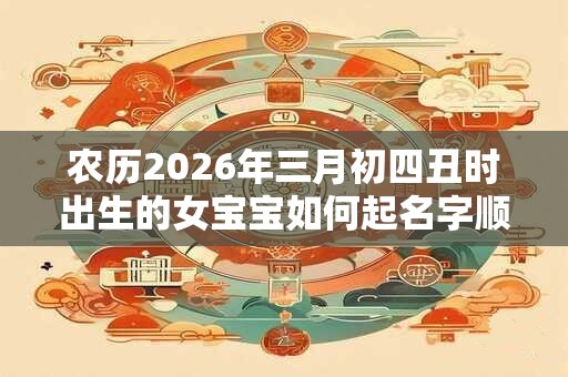 农历2026年三月初四丑时出生的女宝宝如何起名字顺耳，五行属什么