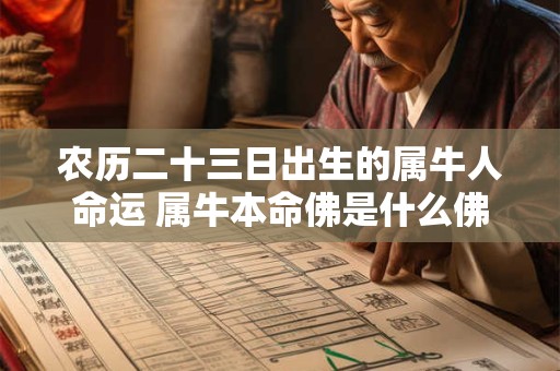 农历二十三日出生的属牛人命运 属牛本命佛是什么佛