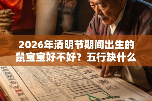 2026年清明节期间出生的鼠宝宝好不好？五行缺什么？