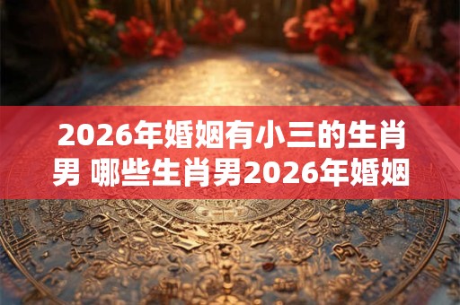 2026年婚姻有小三的生肖男 哪些生肖男2026年婚姻不顺